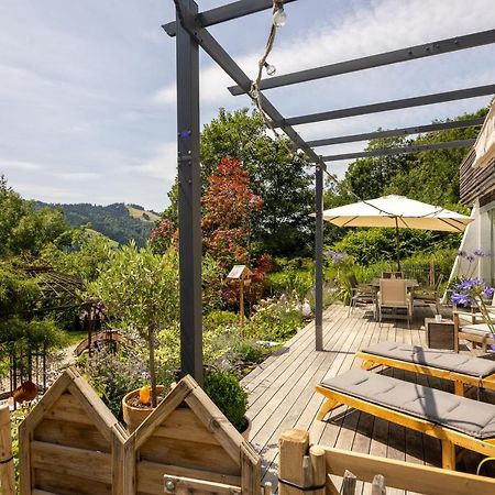 Waldlounge - Gartenwohnung โอเบอร์สเทาเฟิน ภายนอก รูปภาพ