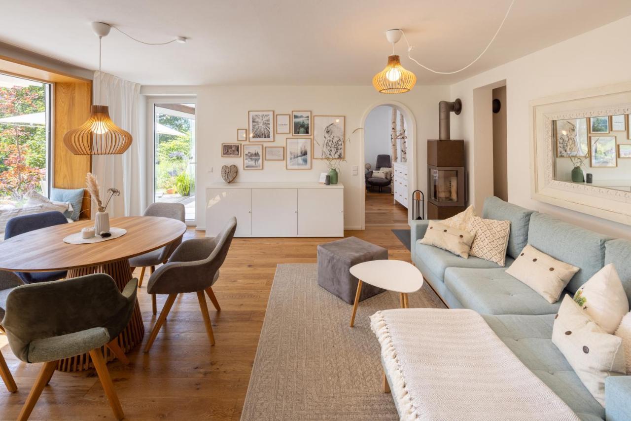 Waldlounge - Gartenwohnung โอเบอร์สเทาเฟิน ภายนอก รูปภาพ
