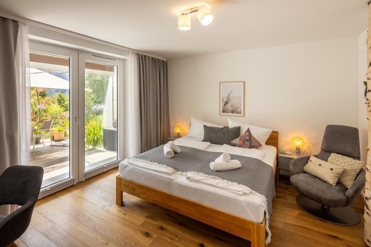 Waldlounge - Gartenwohnung โอเบอร์สเทาเฟิน ภายนอก รูปภาพ